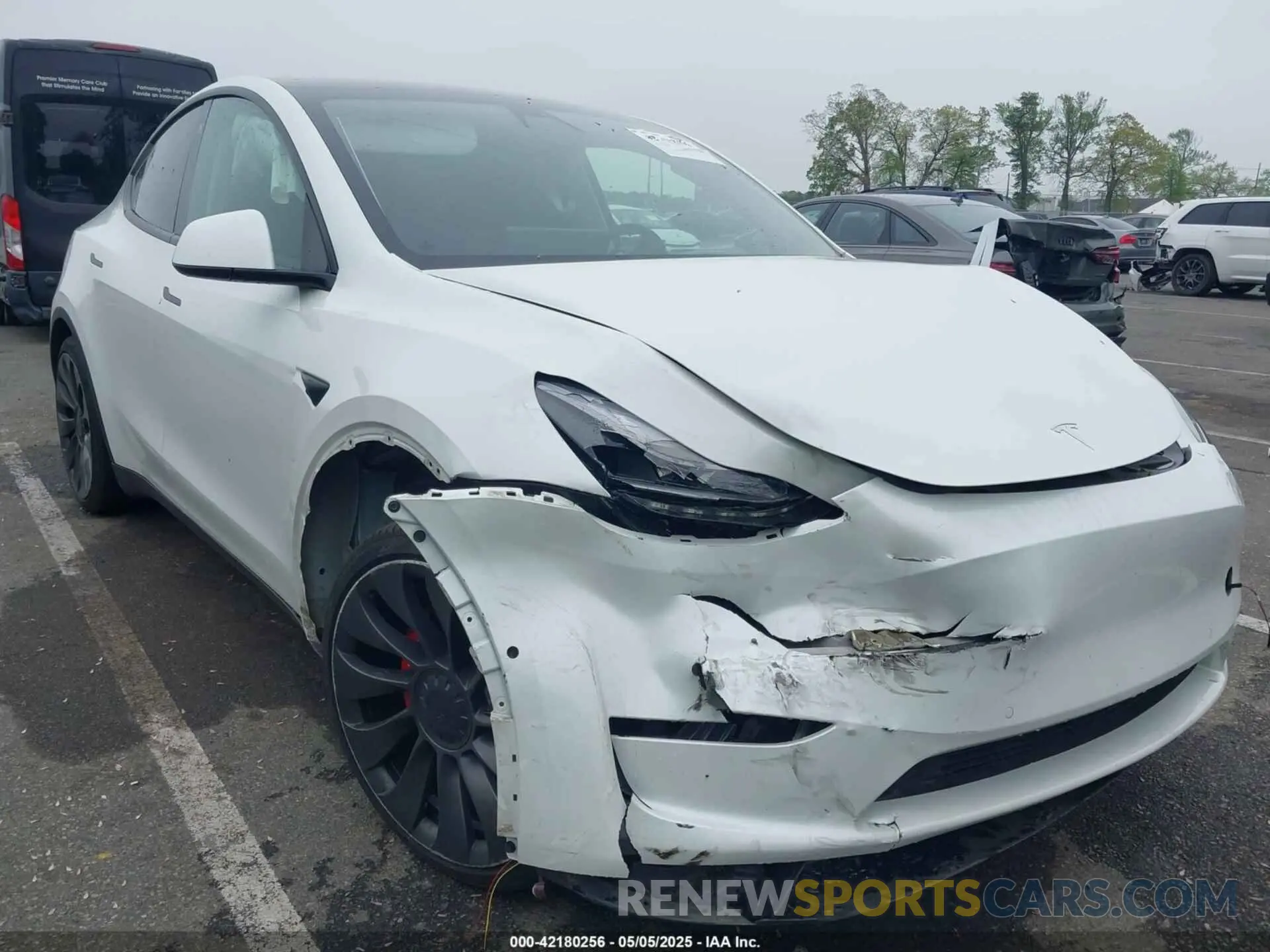 1 Photograph of a damaged car 5YJYGDEF1MF251359 TESLA MODEL Y 2021
