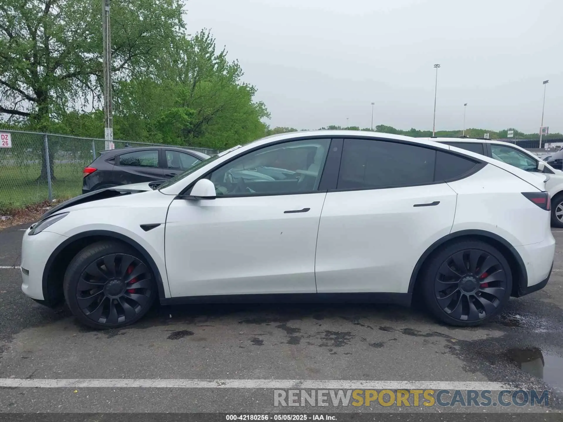 14 Photograph of a damaged car 5YJYGDEF1MF251359 TESLA MODEL Y 2021