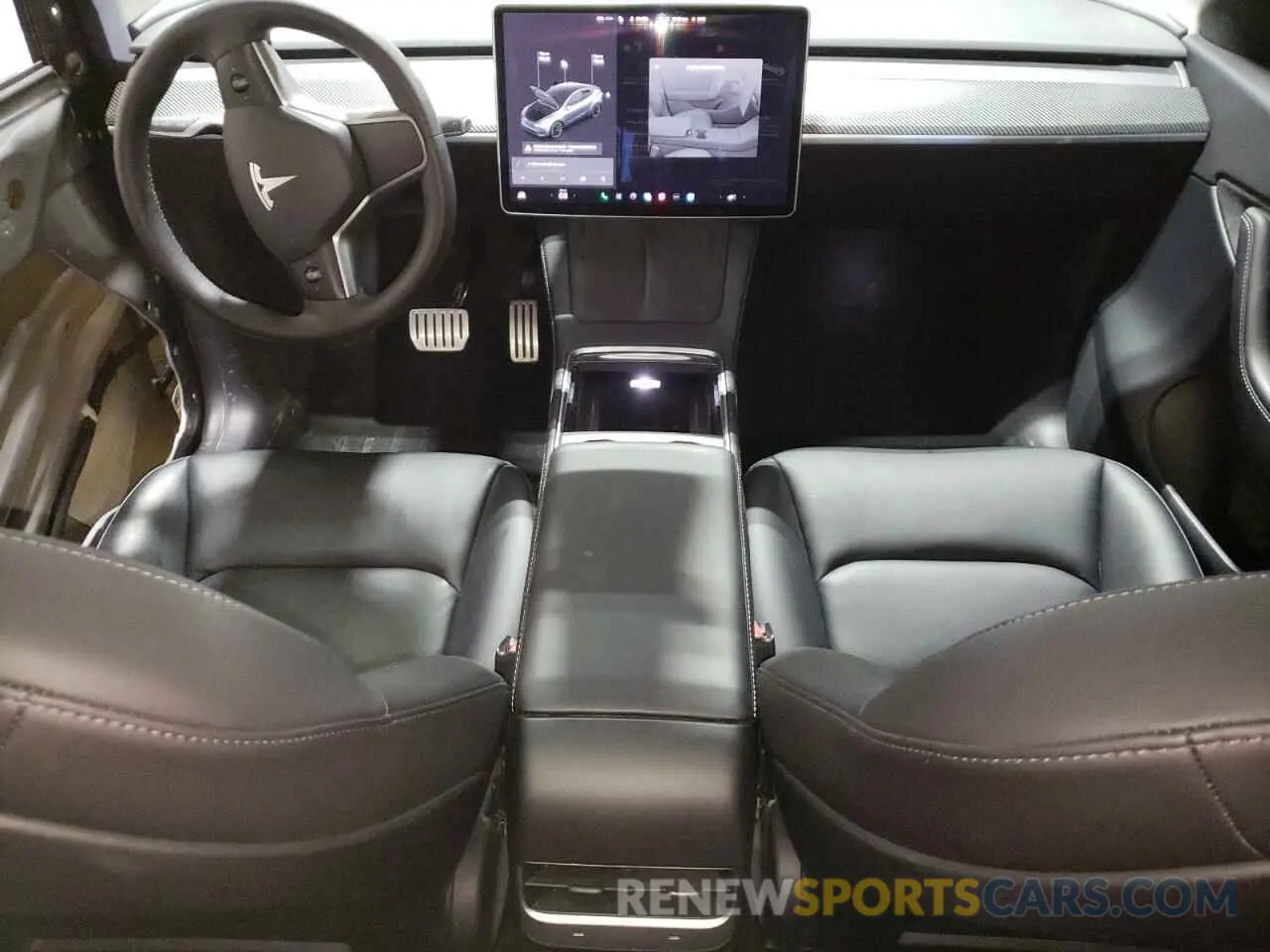 8 Photograph of a damaged car 5YJYGDEF2MF134700 TESLA MODEL Y 2021