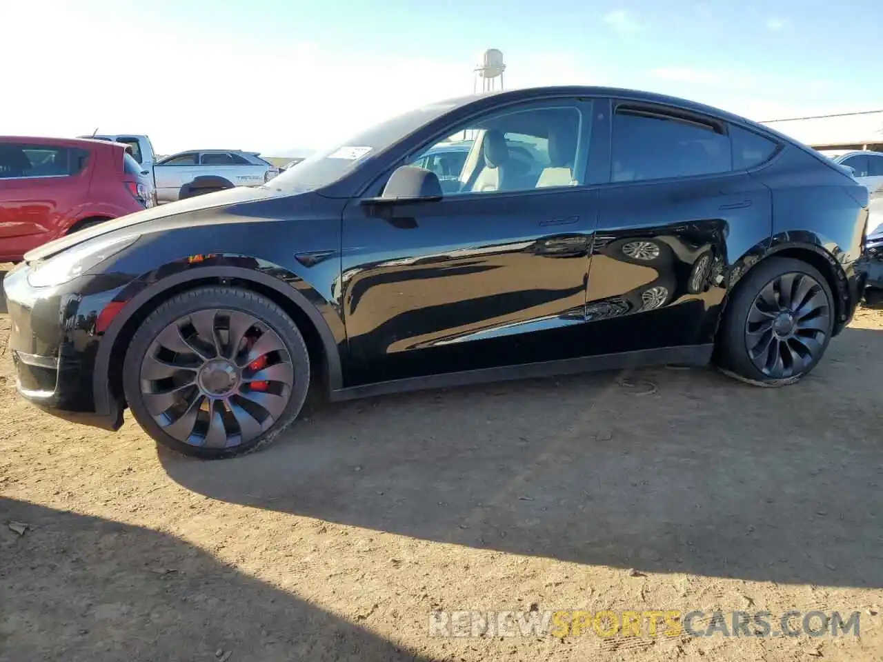 1 Photograph of a damaged car 5YJYGDEF2MF251788 TESLA MODEL Y 2021