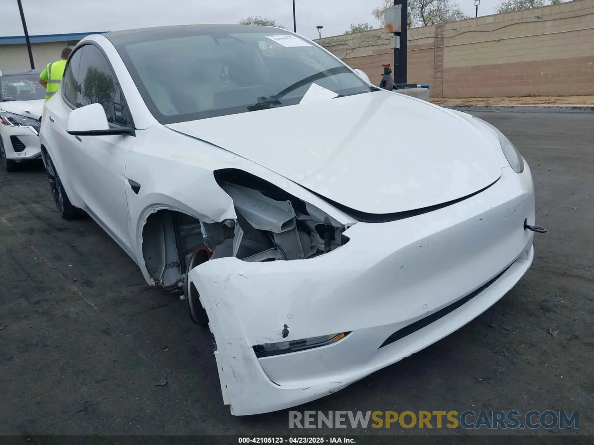 1 Photograph of a damaged car 5YJYGDEF2MF269773 TESLA MODEL Y 2021
