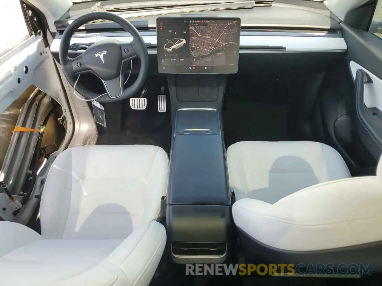 8 Photograph of a damaged car 5YJYGDEF2MF277467 TESLA MODEL Y 2021