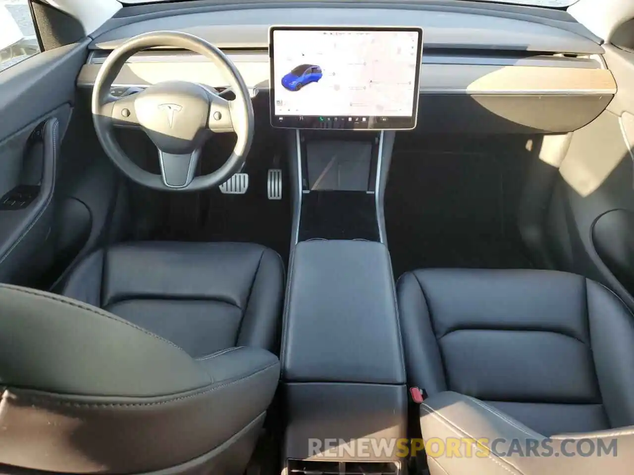 8 Photograph of a damaged car 5YJYGDEF3MF075608 TESLA MODEL Y 2021