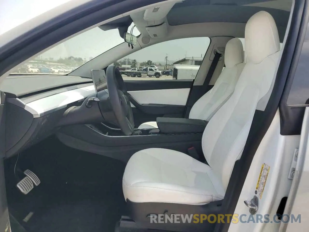 7 Photograph of a damaged car 5YJYGDEF3MF078542 TESLA MODEL Y 2021