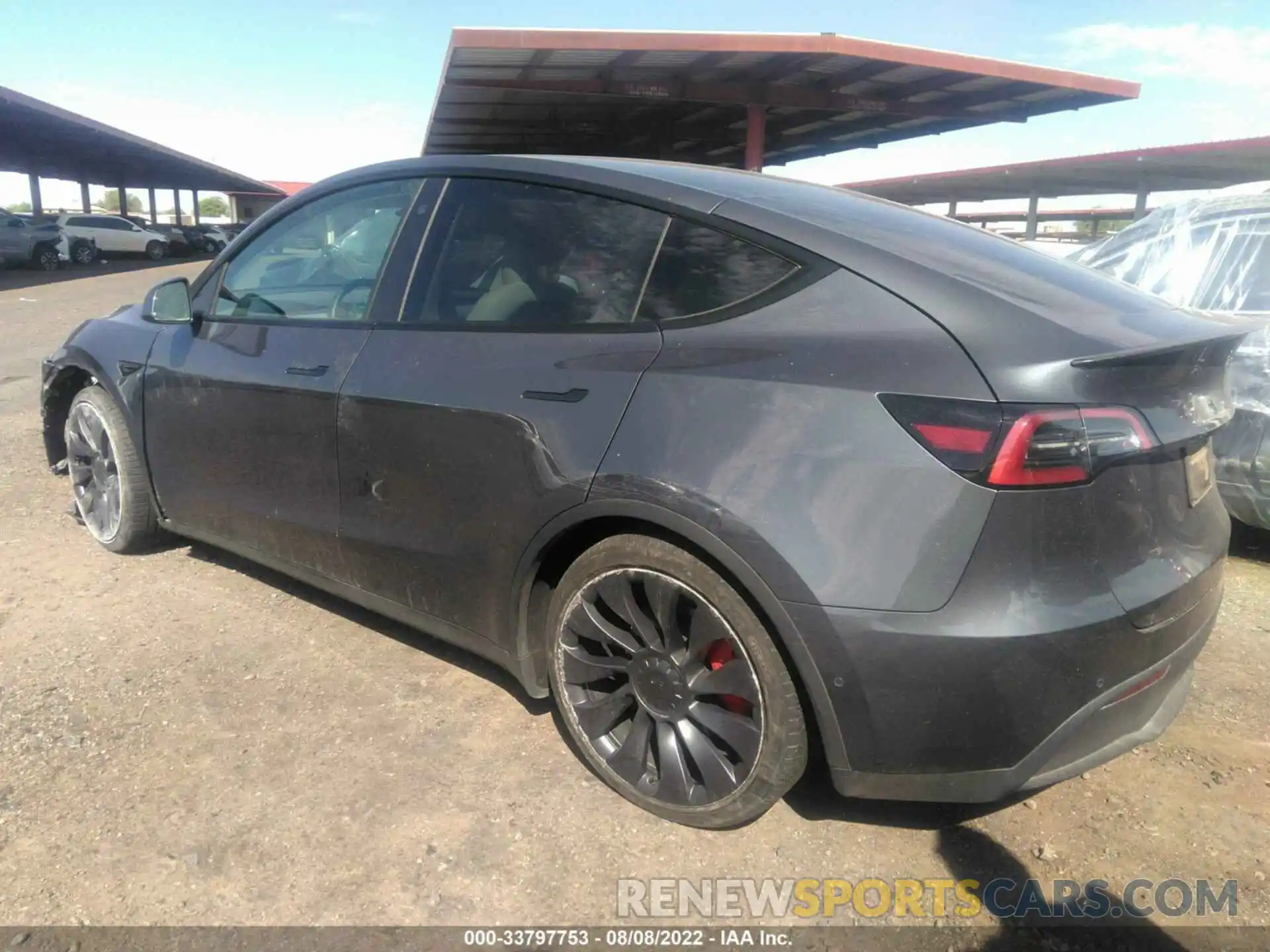 3 Photograph of a damaged car 5YJYGDEF3MF134088 TESLA MODEL Y 2021