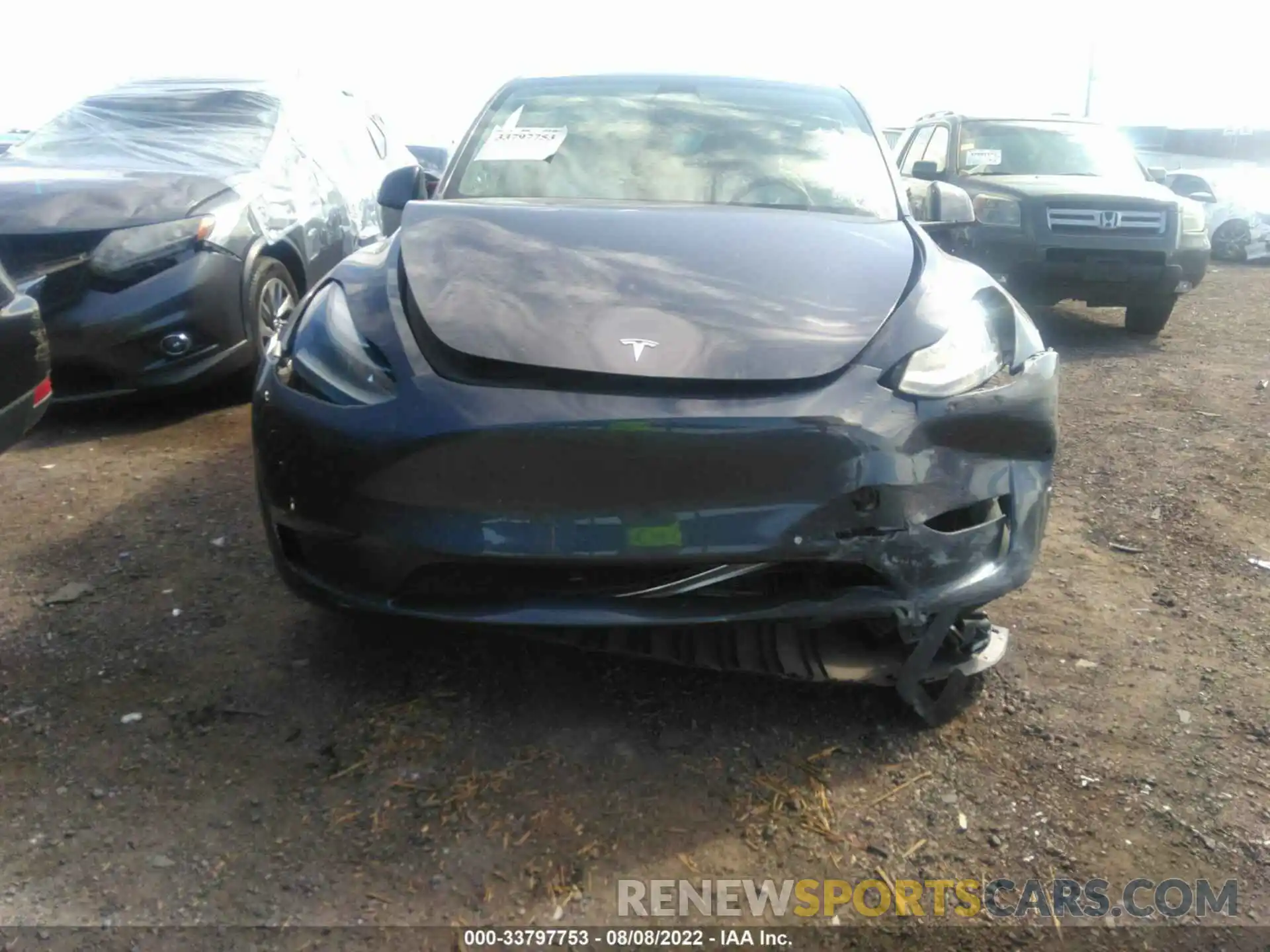 6 Photograph of a damaged car 5YJYGDEF3MF134088 TESLA MODEL Y 2021