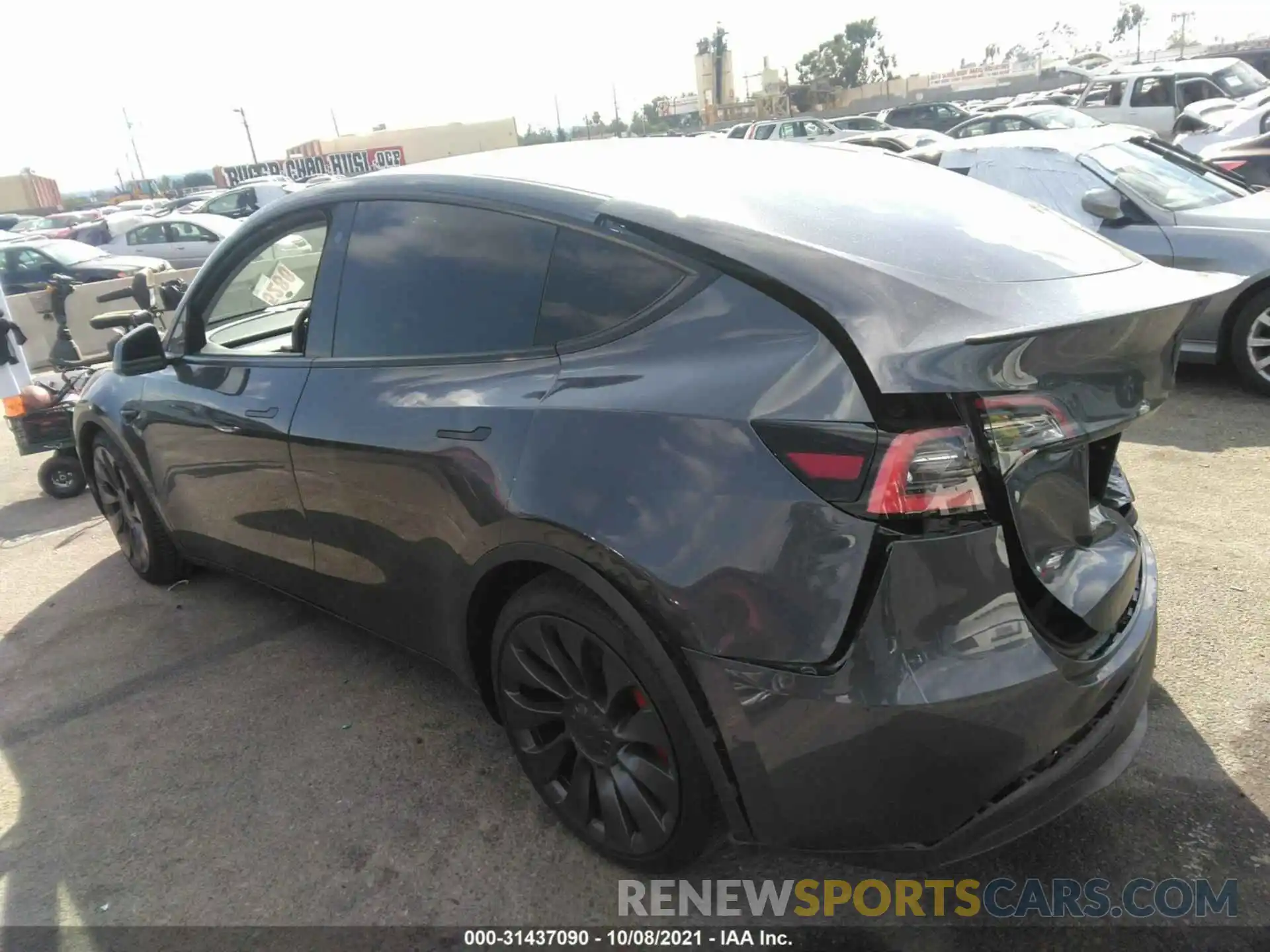 3 Photograph of a damaged car 5YJYGDEF4MF096600 TESLA MODEL Y 2021