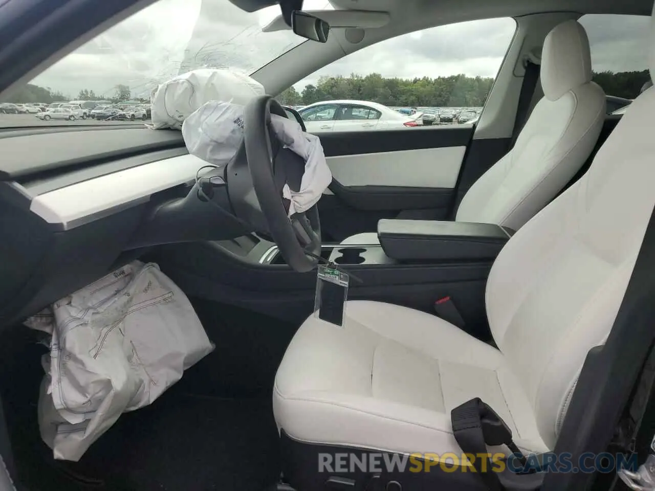 7 Photograph of a damaged car 5YJYGDEF4MF139588 TESLA MODEL Y 2021