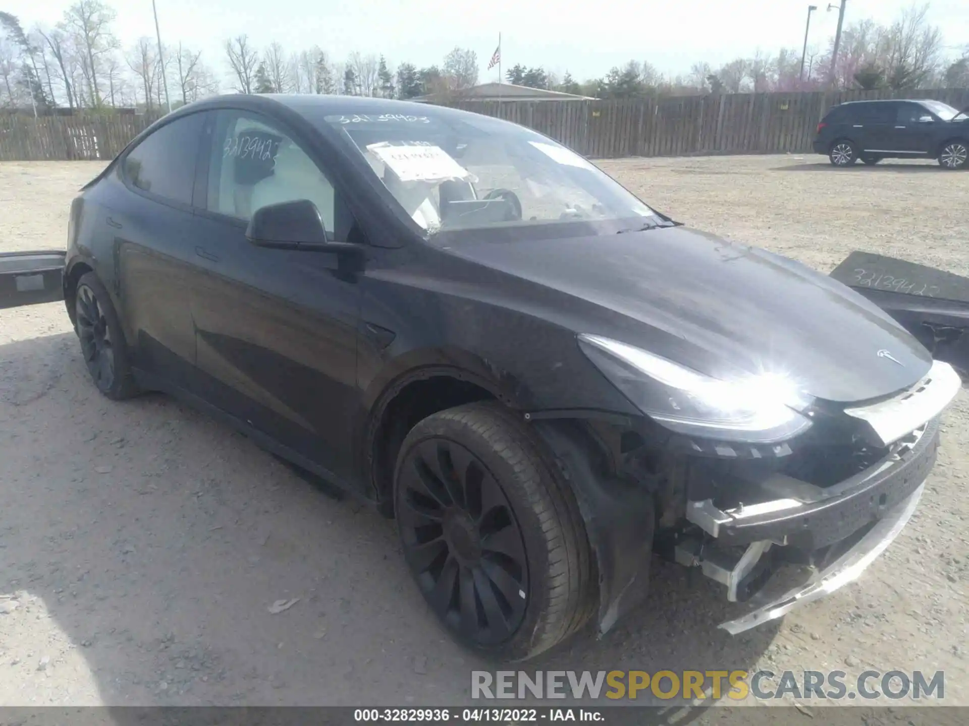 1 Photograph of a damaged car 5YJYGDEF4MF178553 TESLA MODEL Y 2021