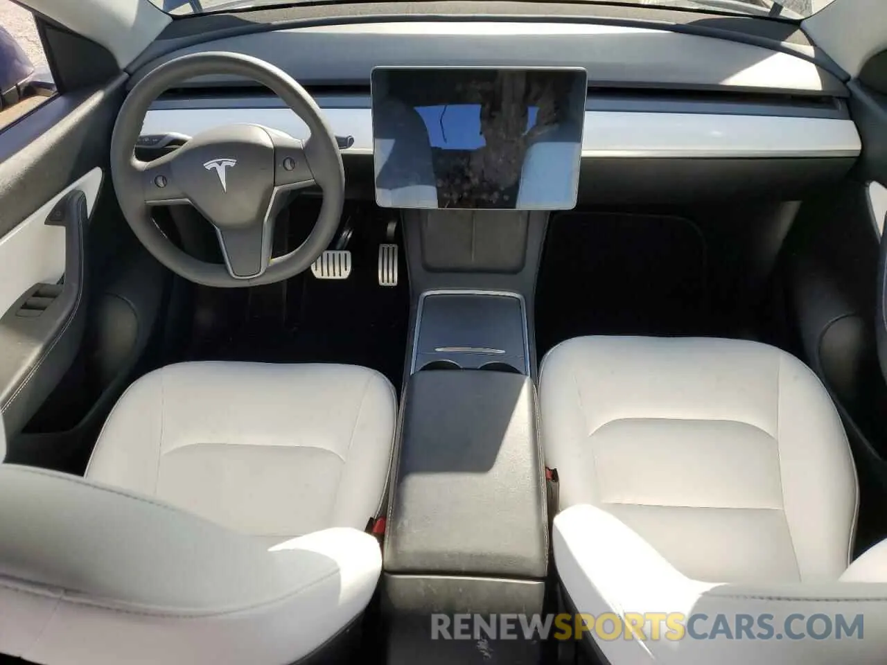 8 Photograph of a damaged car 5YJYGDEF4MF298255 TESLA MODEL Y 2021