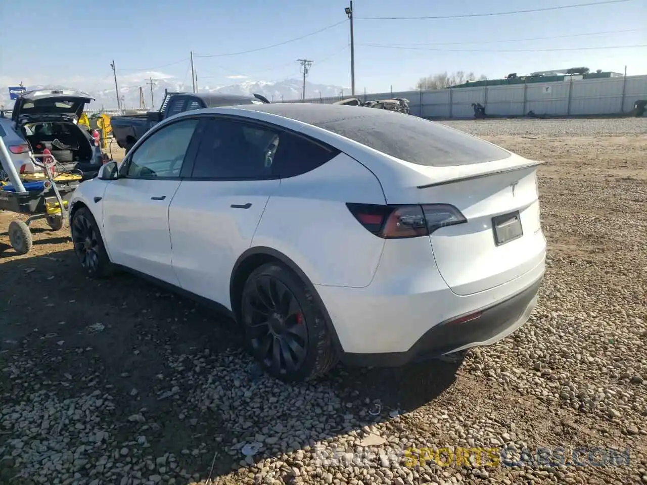 3 Photograph of a damaged car 5YJYGDEF5MF146730 TESLA MODEL Y 2021