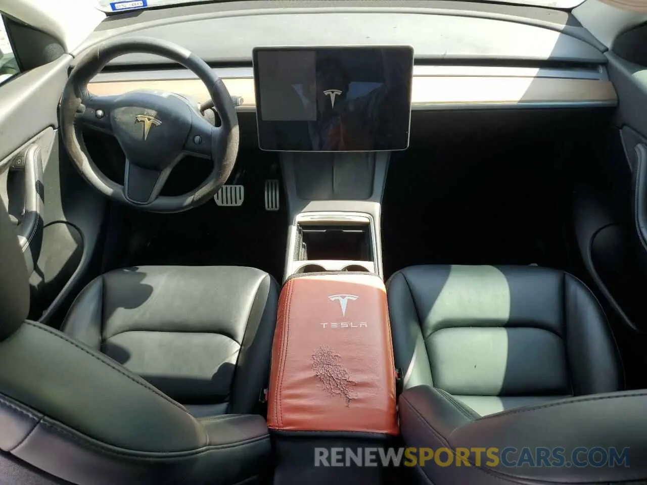 8 Photograph of a damaged car 5YJYGDEF5MF268830 TESLA MODEL Y 2021
