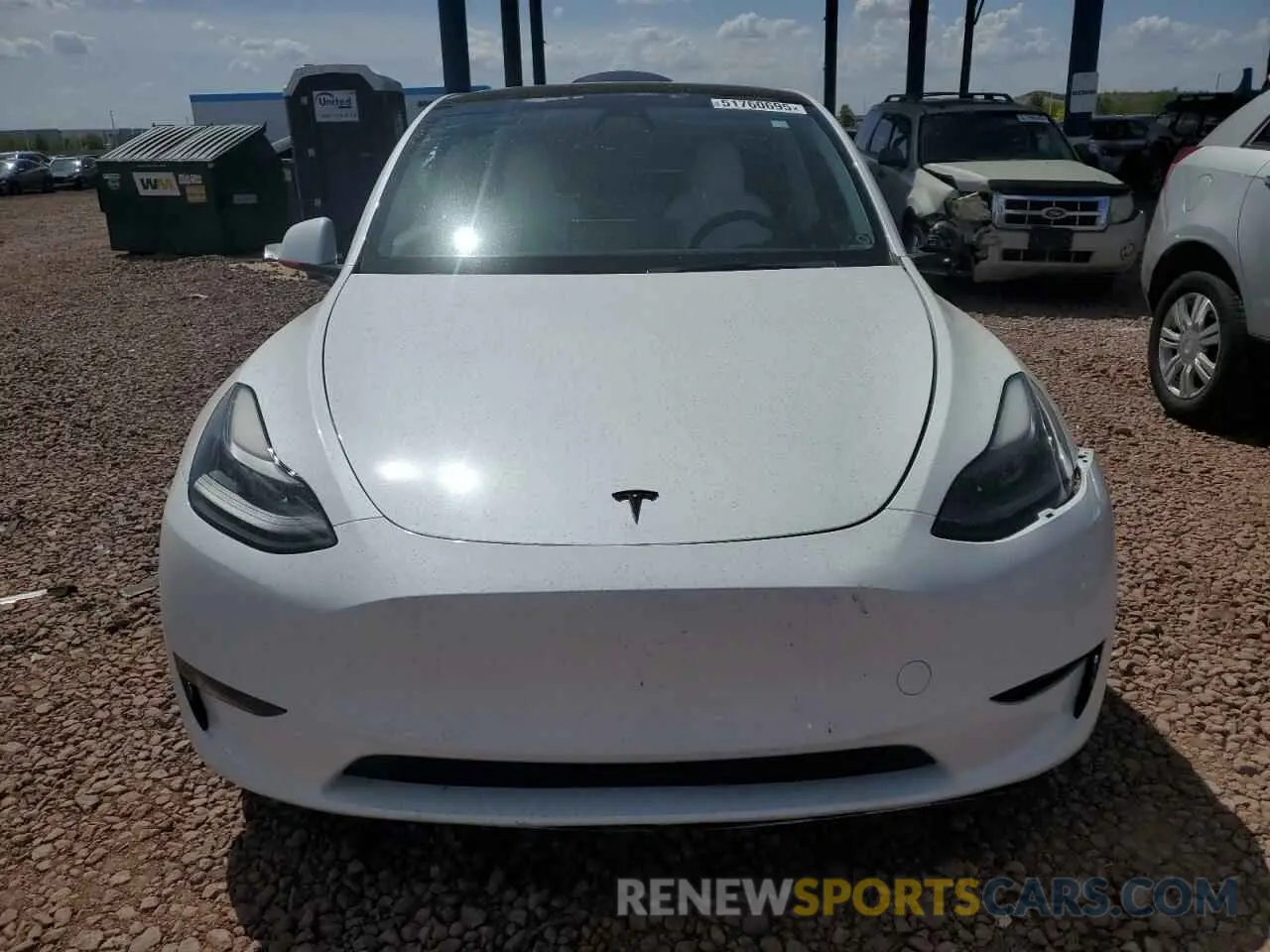 5 Photograph of a damaged car 5YJYGDEF5MF269749 TESLA MODEL Y 2021