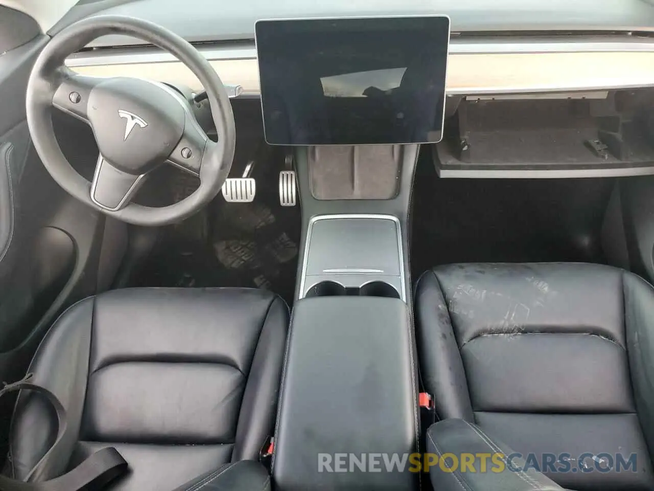 8 Photograph of a damaged car 5YJYGDEF5MF270528 TESLA MODEL Y 2021