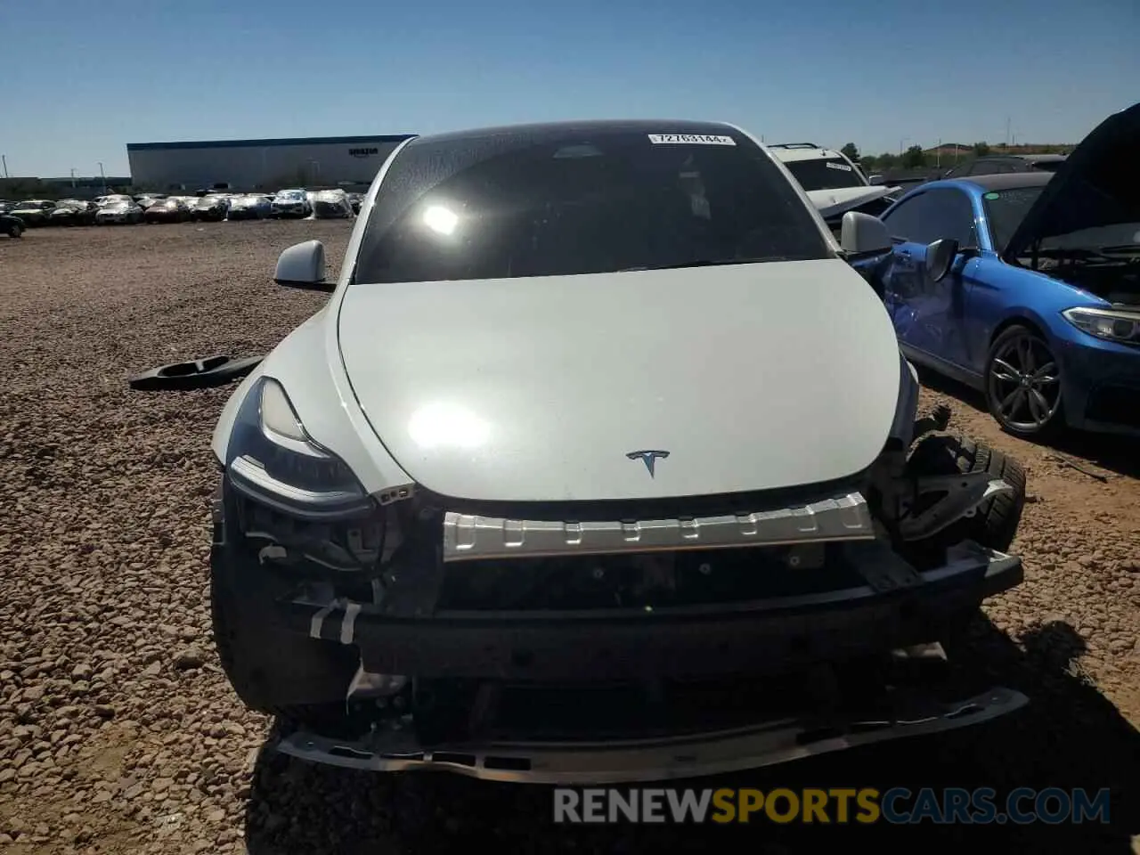 5 Photograph of a damaged car 5YJYGDEF5MF273574 TESLA MODEL Y 2021