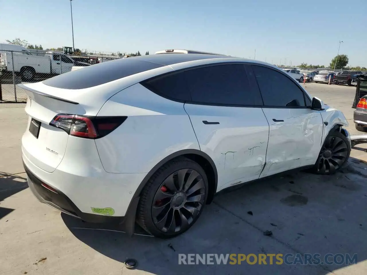 3 Photograph of a damaged car 5YJYGDEF5MF277737 TESLA MODEL Y 2021