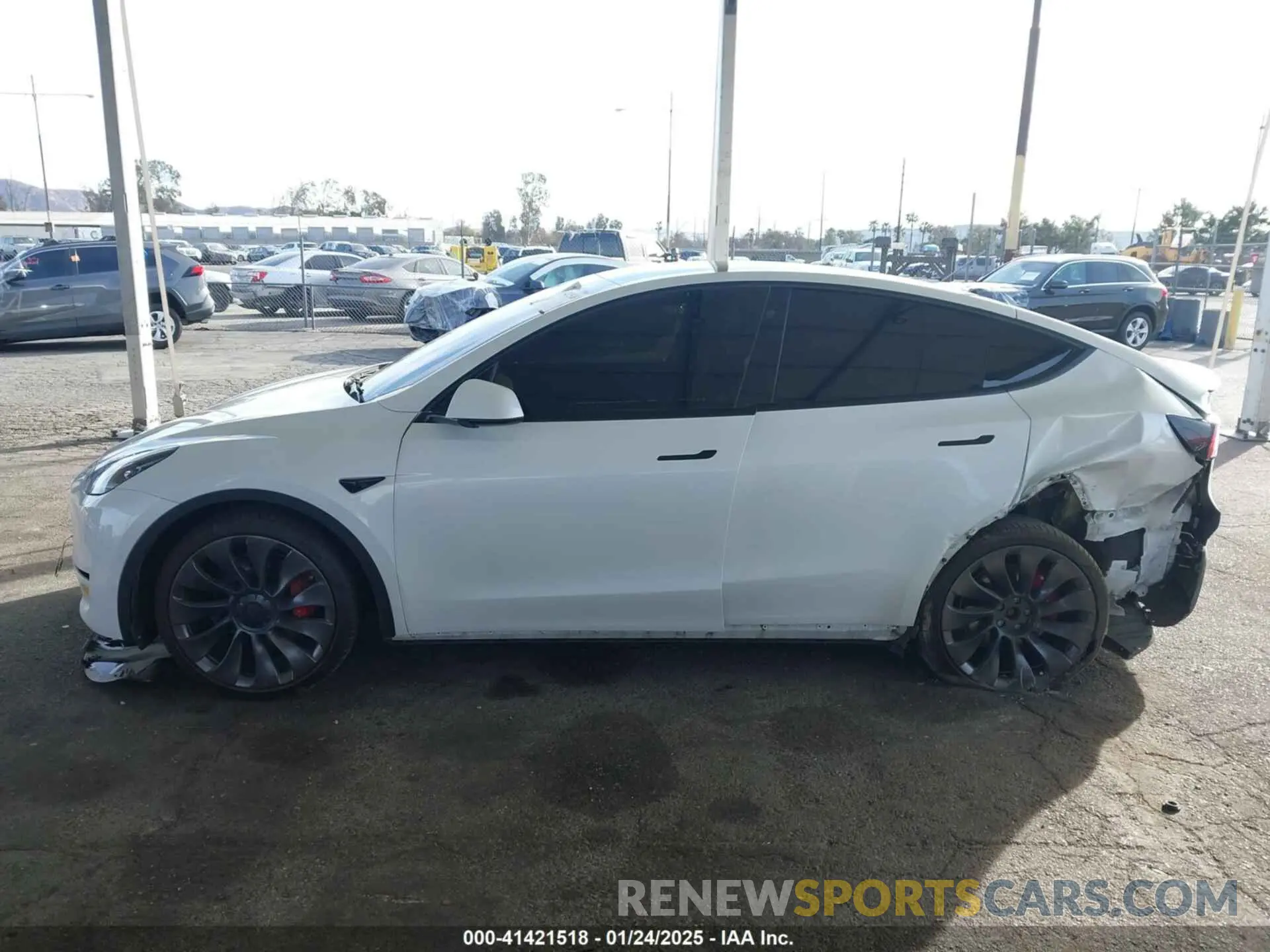 13 Photograph of a damaged car 5YJYGDEF5MF277804 TESLA MODEL Y 2021