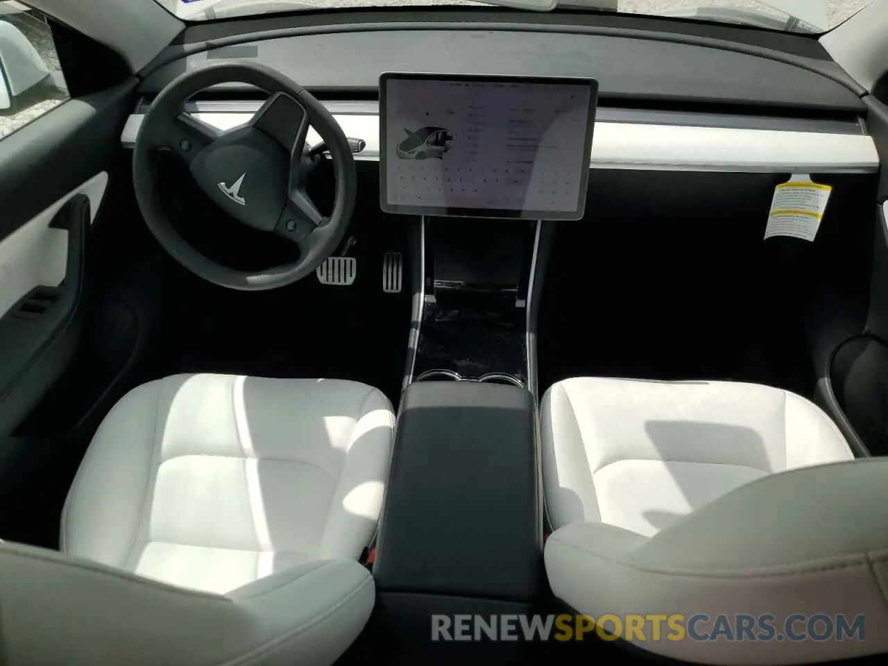 8 Photograph of a damaged car 5YJYGDEF6MF081404 TESLA MODEL Y 2021
