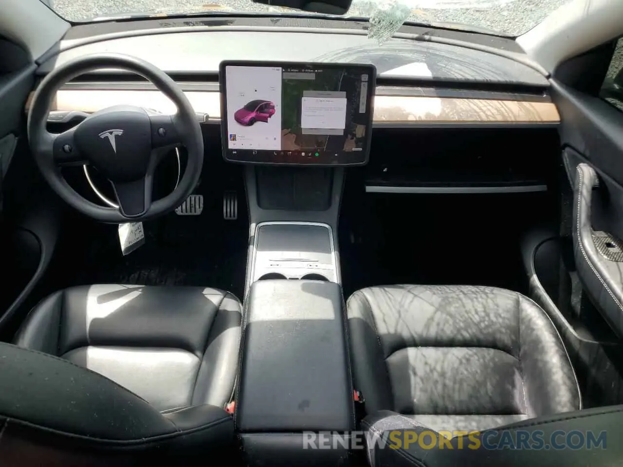 8 Photograph of a damaged car 5YJYGDEF6MF197539 TESLA MODEL Y 2021