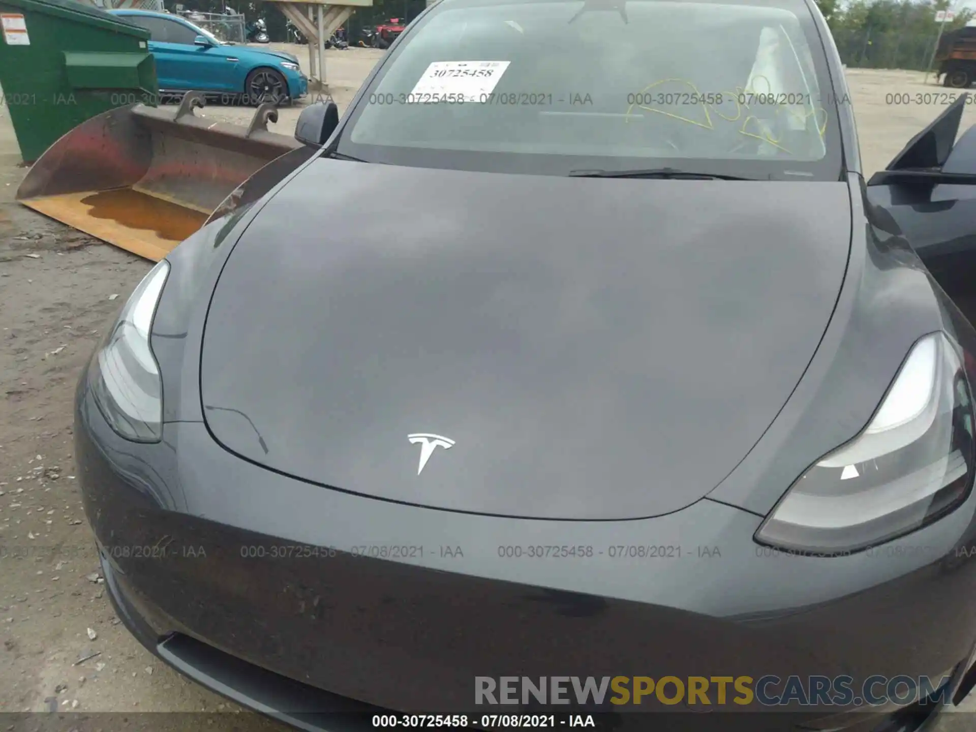 10 Photograph of a damaged car 5YJYGDEF6MF201556 TESLA MODEL Y 2021