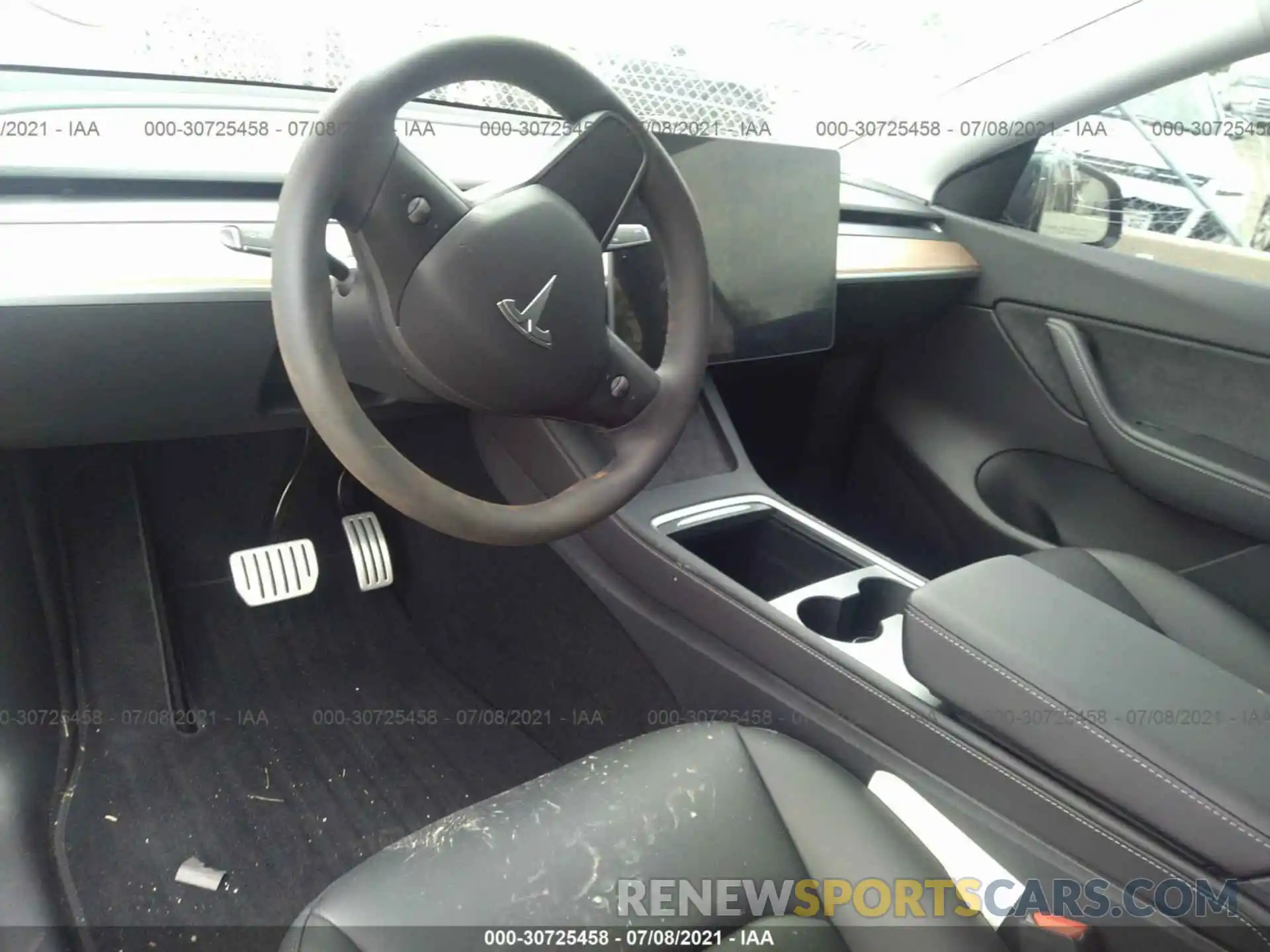 5 Photograph of a damaged car 5YJYGDEF6MF201556 TESLA MODEL Y 2021