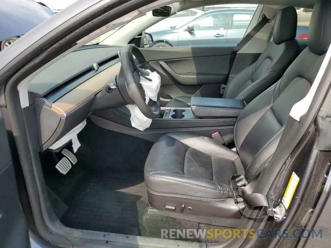 7 Photograph of a damaged car 5YJYGDEF6MF248389 TESLA MODEL Y 2021