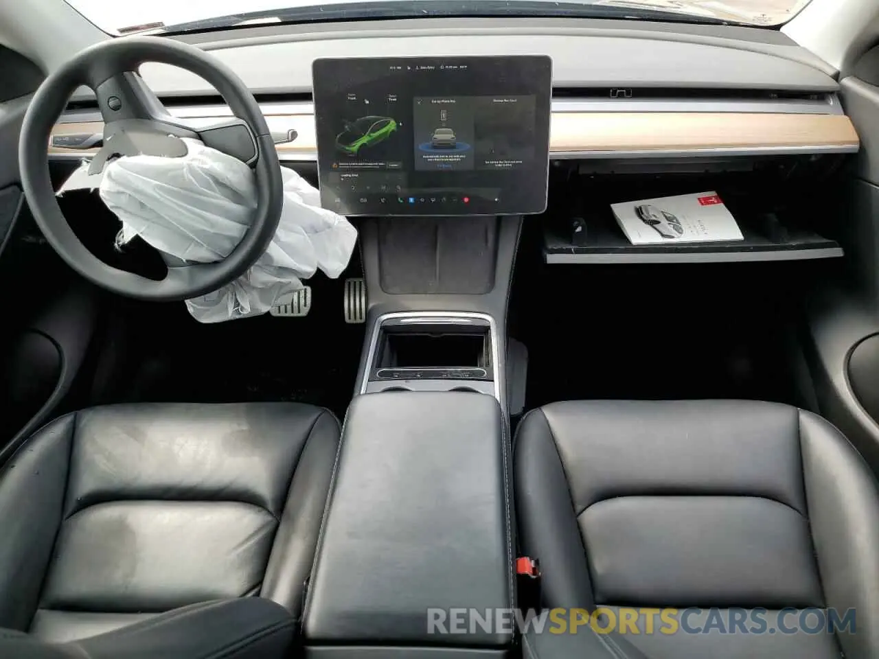 8 Photograph of a damaged car 5YJYGDEF6MF248389 TESLA MODEL Y 2021
