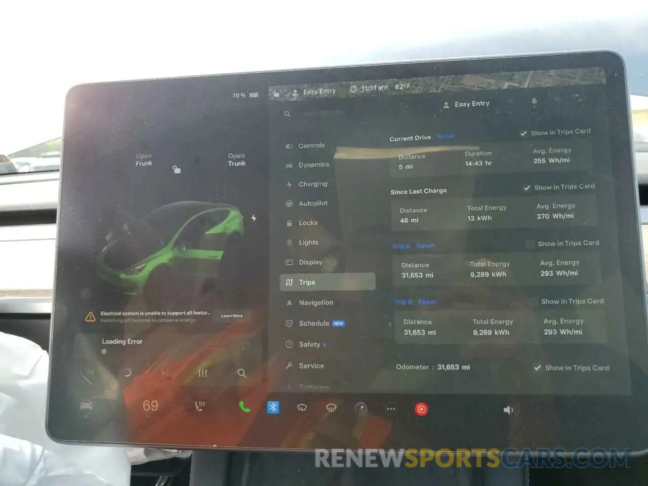 9 Photograph of a damaged car 5YJYGDEF6MF248389 TESLA MODEL Y 2021