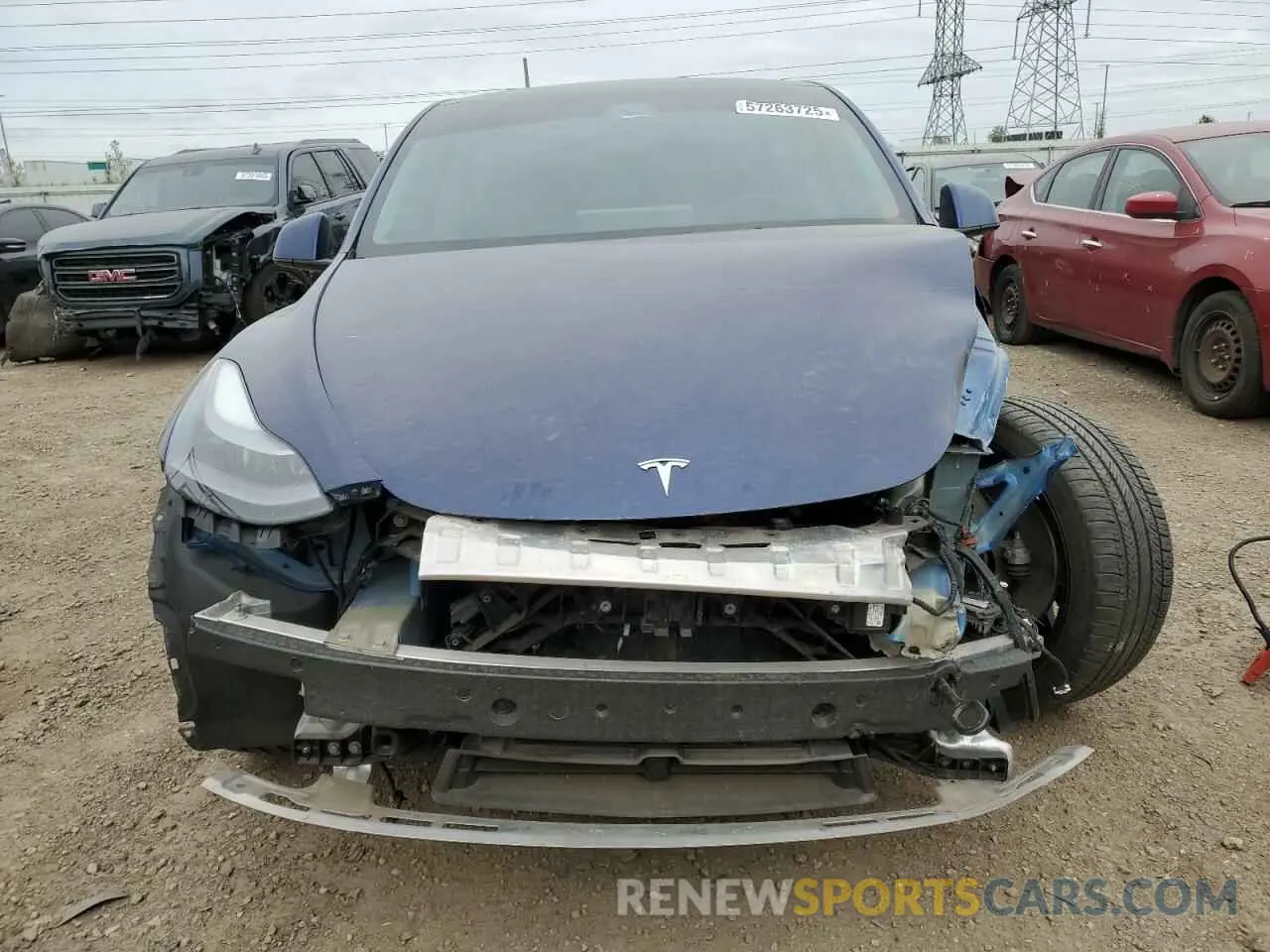5 Photograph of a damaged car 5YJYGDEF7MF194987 TESLA MODEL Y 2021