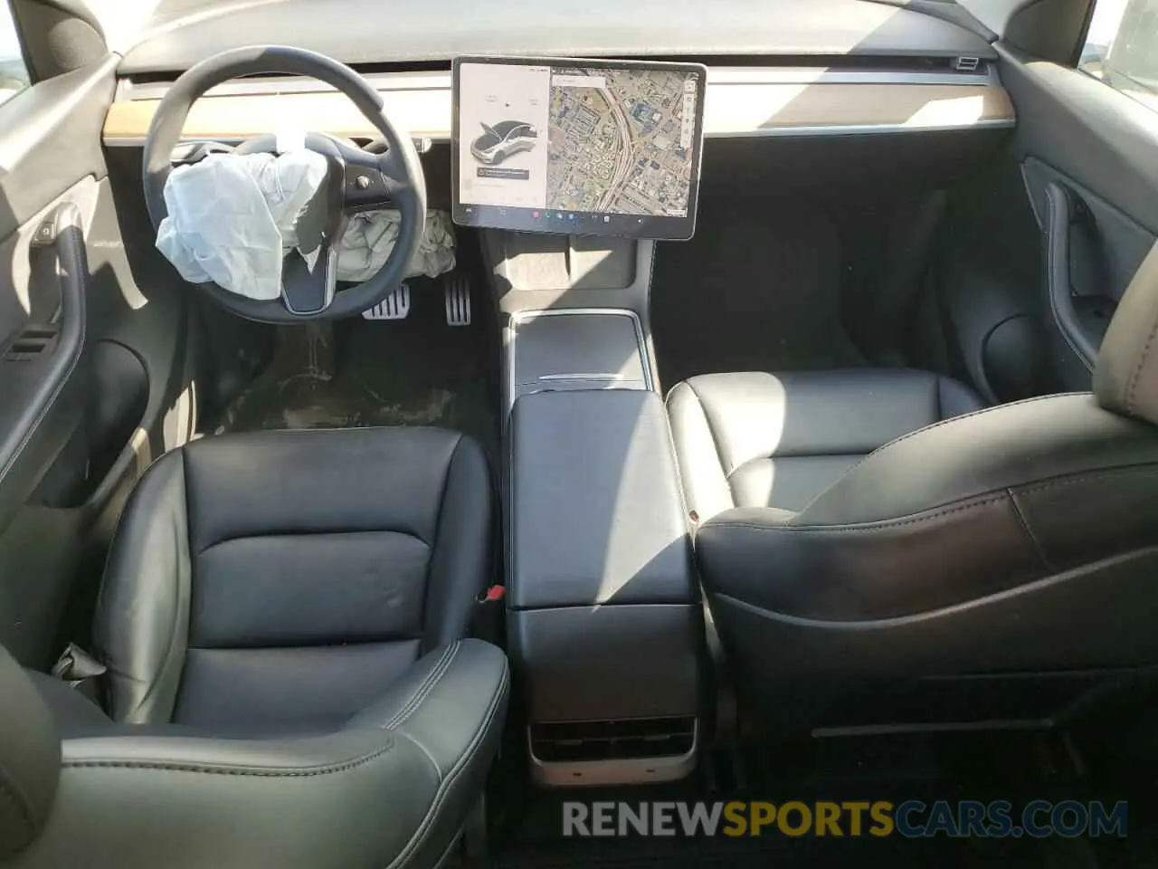 8 Photograph of a damaged car 5YJYGDEF7MF252788 TESLA MODEL Y 2021