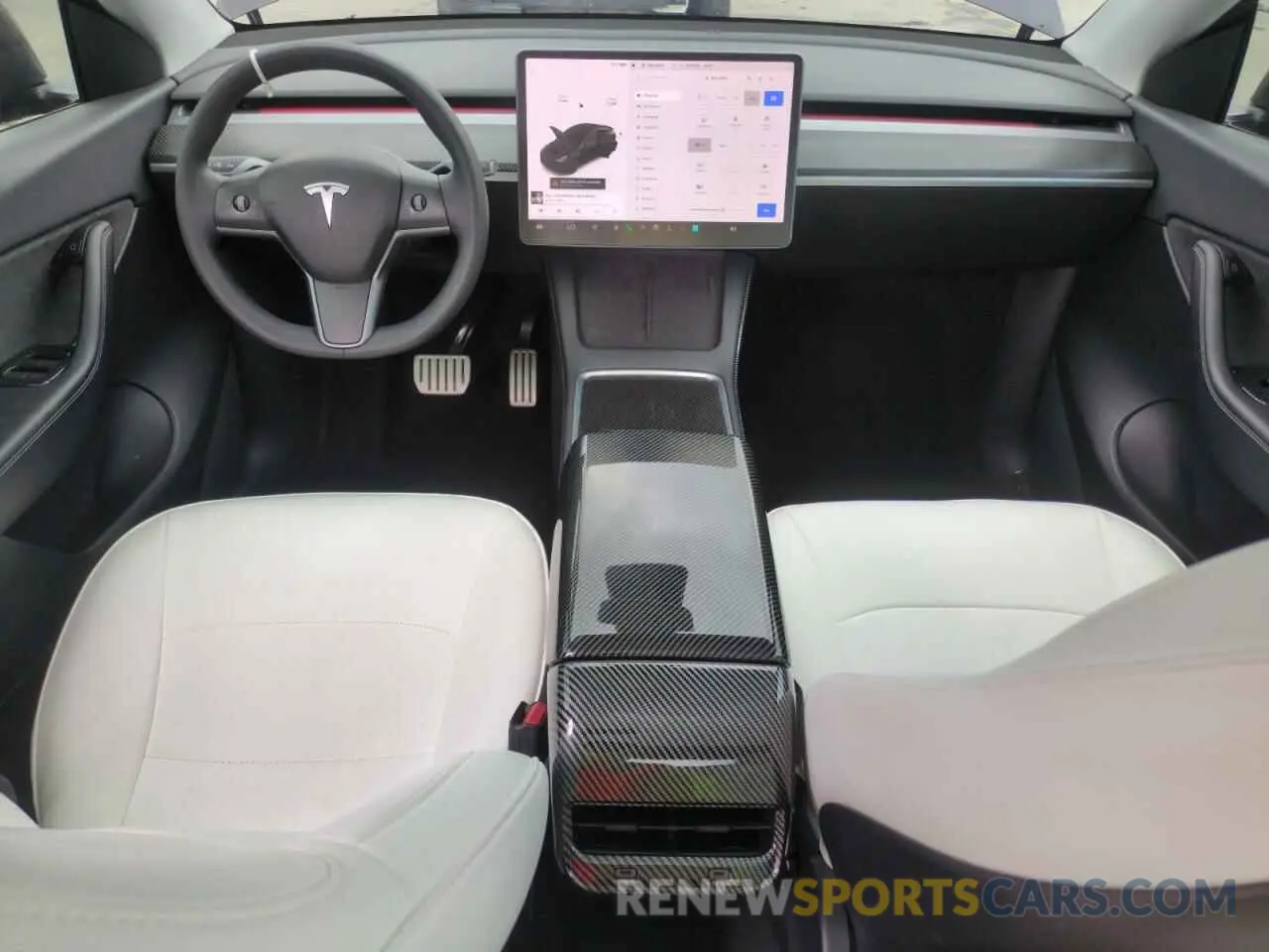 8 Photograph of a damaged car 5YJYGDEF7MF268876 TESLA MODEL Y 2021