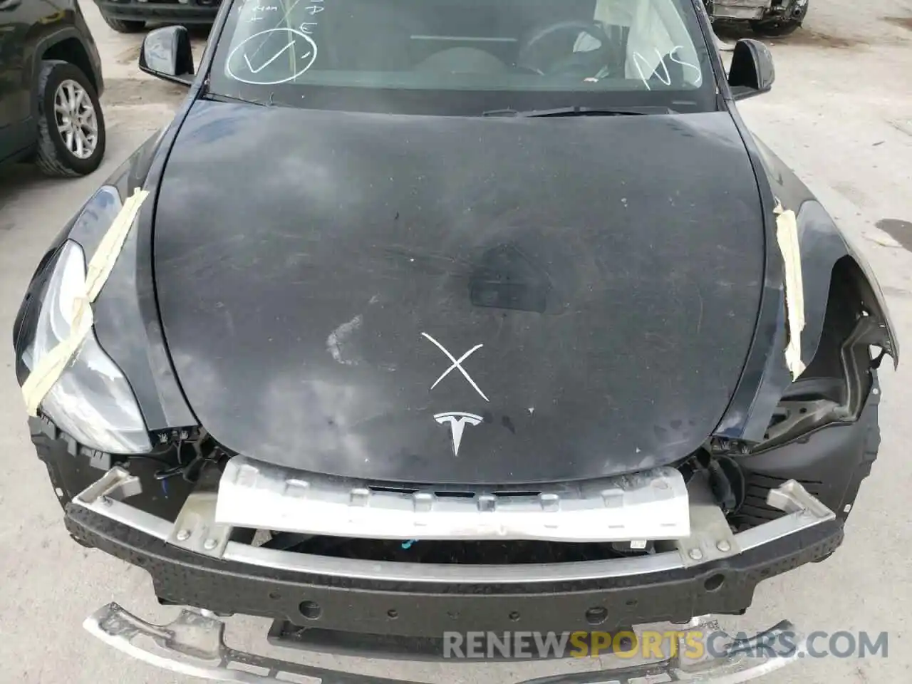 7 Photograph of a damaged car 5YJYGDEF7MF305621 TESLA MODEL Y 2021