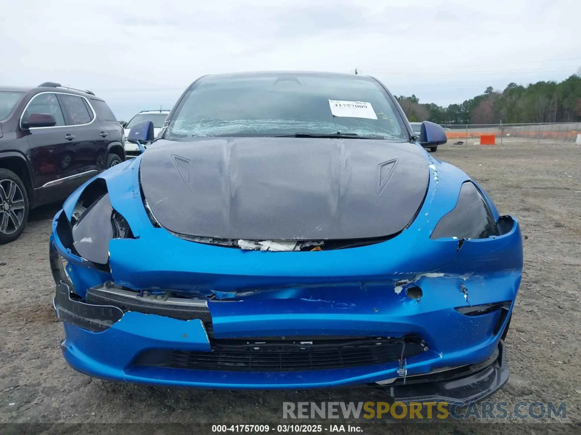 12 Photograph of a damaged car 5YJYGDEF8MF209819 TESLA MODEL Y 2021