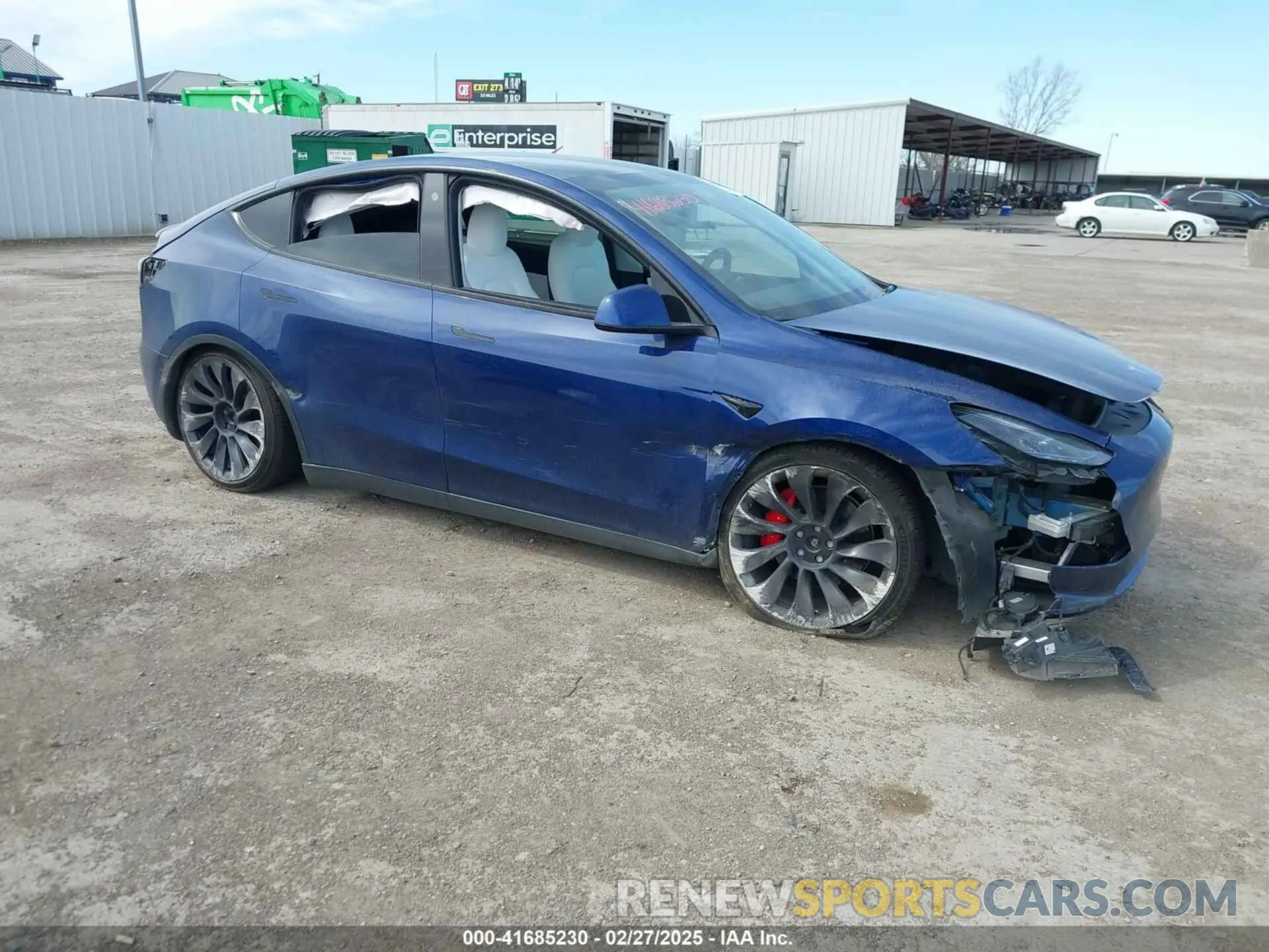 6 Photograph of a damaged car 5YJYGDEF8MF245641 TESLA MODEL Y 2021