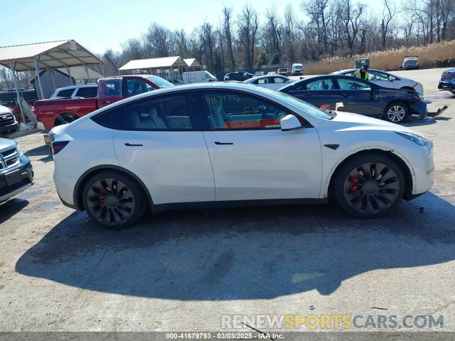 13 Photograph of a damaged car 5YJYGDEF8MF246658 TESLA MODEL Y 2021