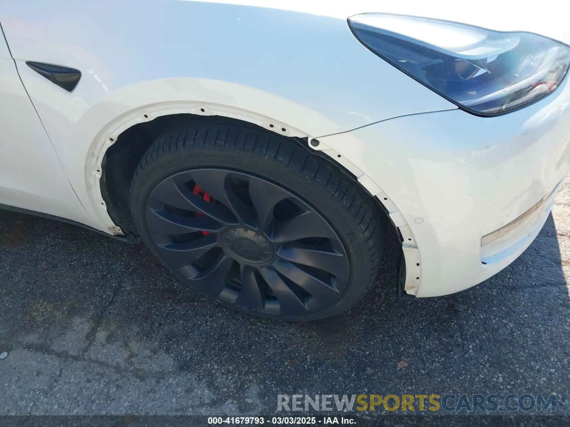 19 Photograph of a damaged car 5YJYGDEF8MF246658 TESLA MODEL Y 2021