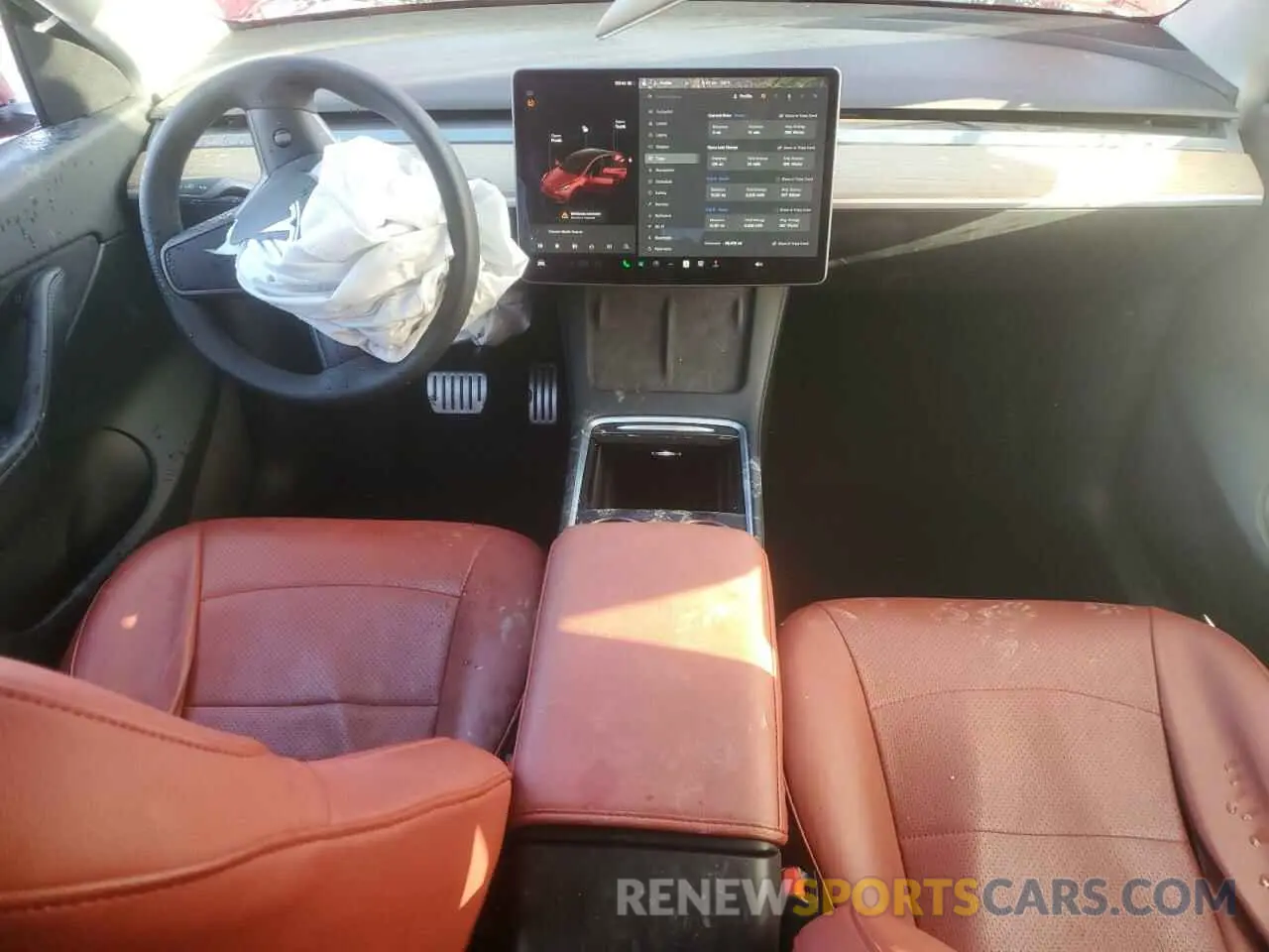 8 Photograph of a damaged car 5YJYGDEF8MF276050 TESLA MODEL Y 2021