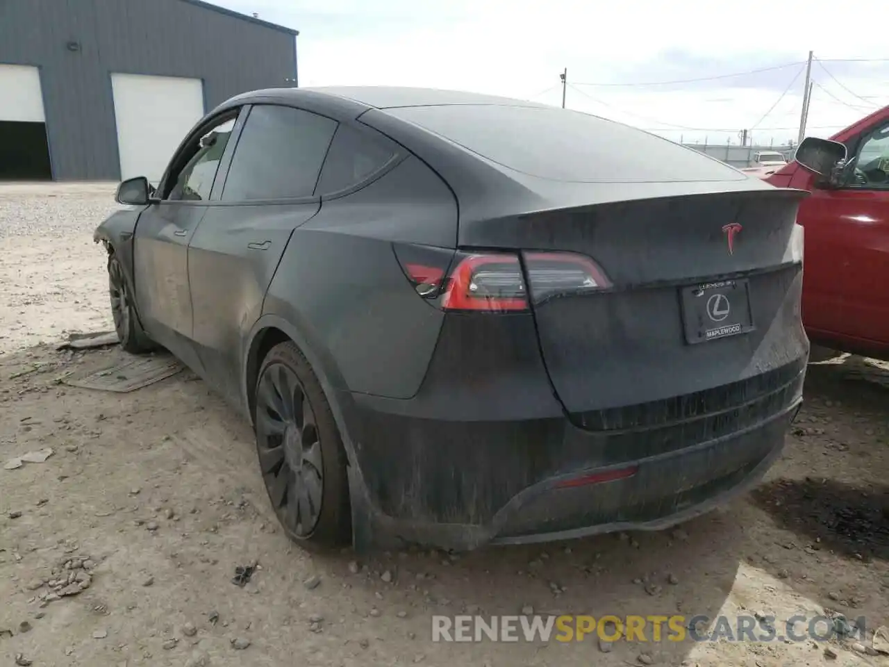 3 Photograph of a damaged car 5YJYGDEFXMF092888 TESLA MODEL Y 2021