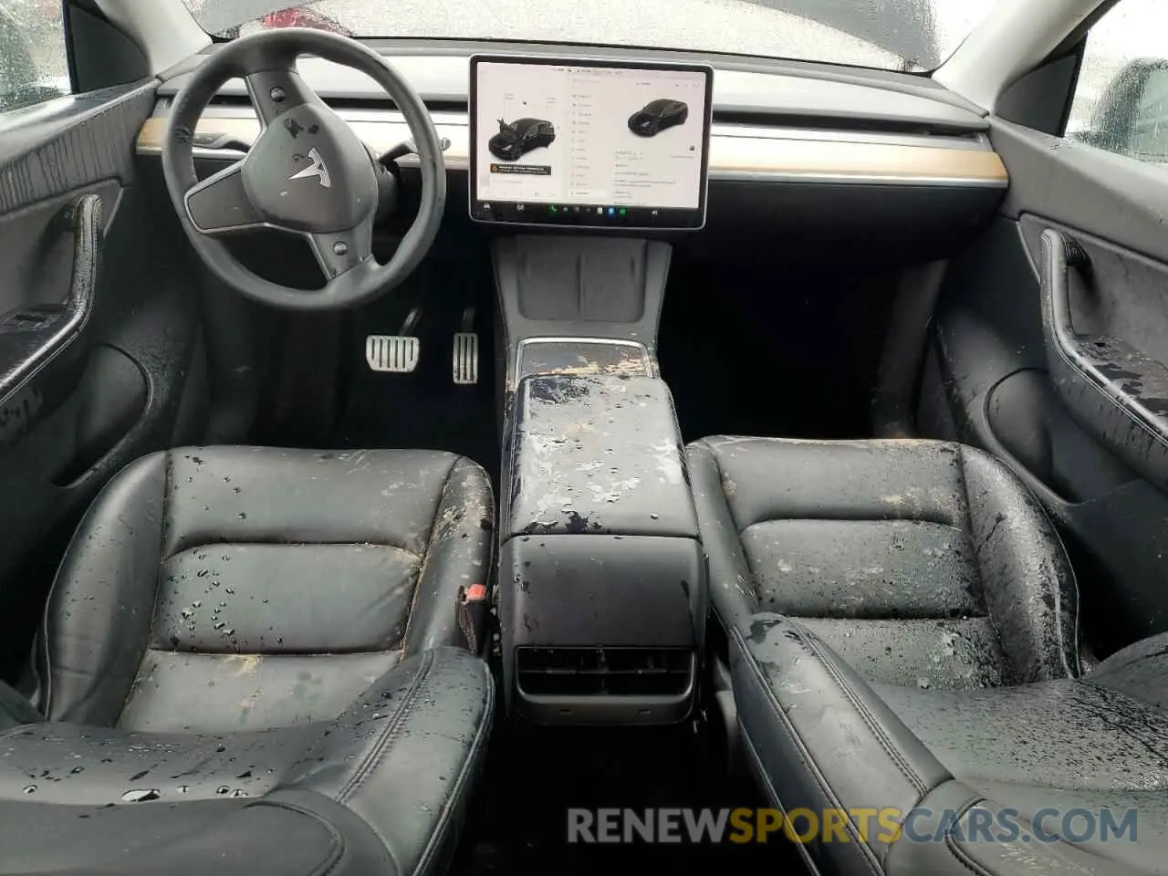 8 Photograph of a damaged car 5YJYGDEFXMF252400 TESLA MODEL Y 2021