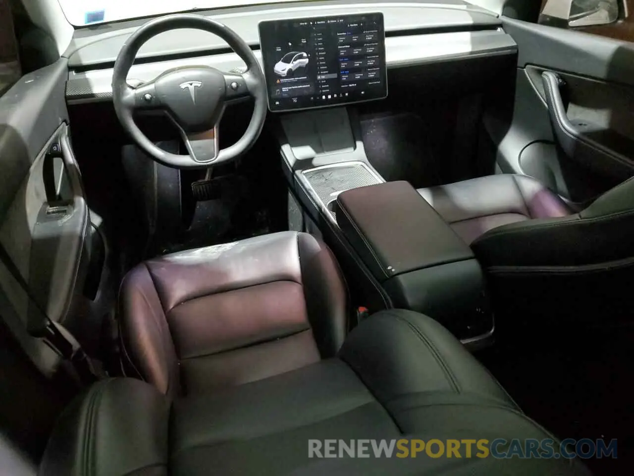 8 Photograph of a damaged car 7SAYGAEE0NF401634 TESLA MODEL Y 2022