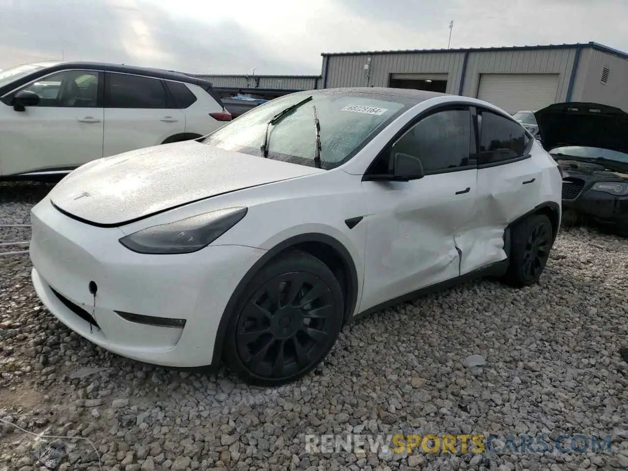 1 Photograph of a damaged car 7SAYGAEE0NF521885 TESLA MODEL Y 2022