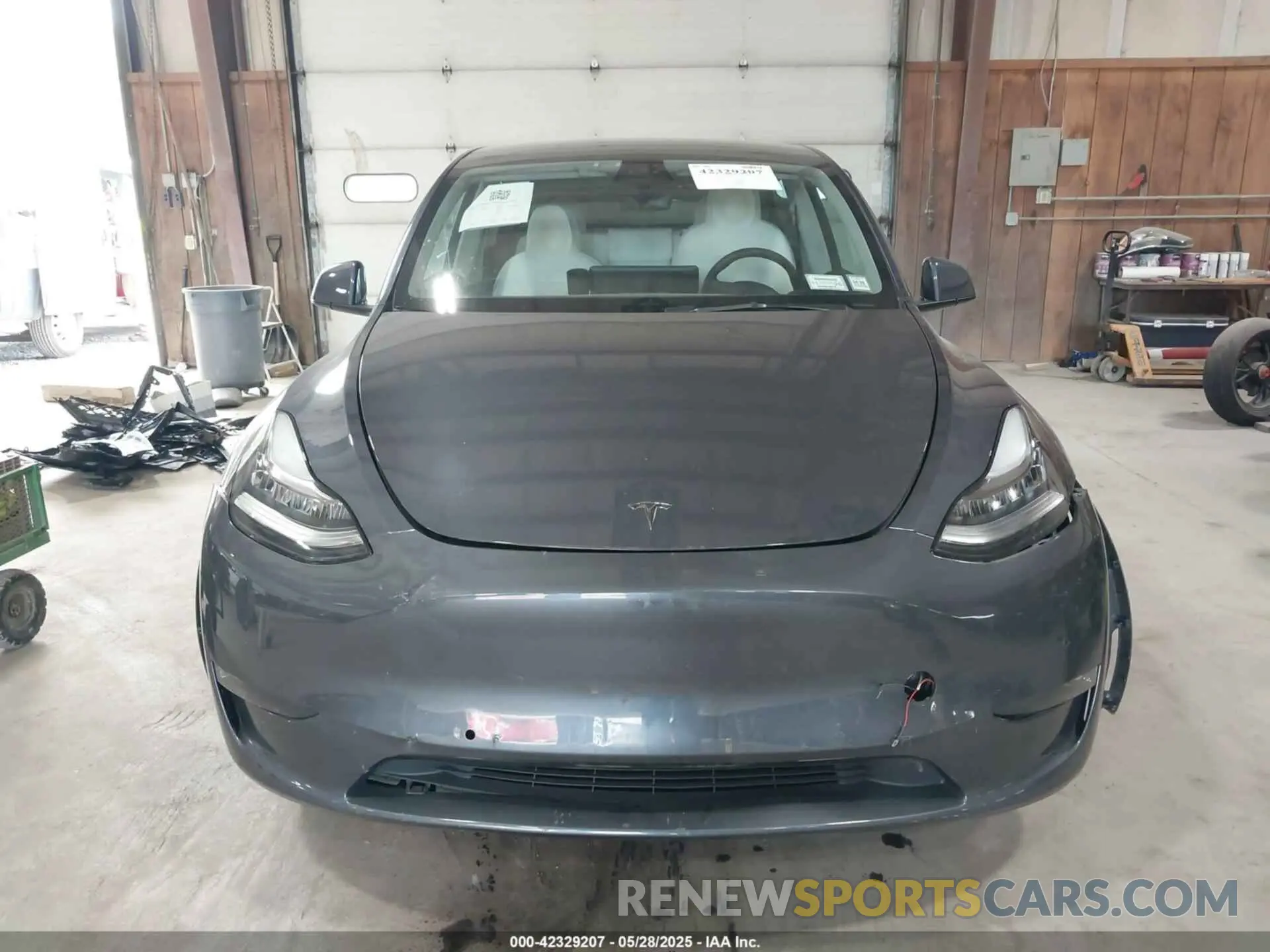 12 Photograph of a damaged car 7SAYGAEE0NF567801 TESLA MODEL Y 2022