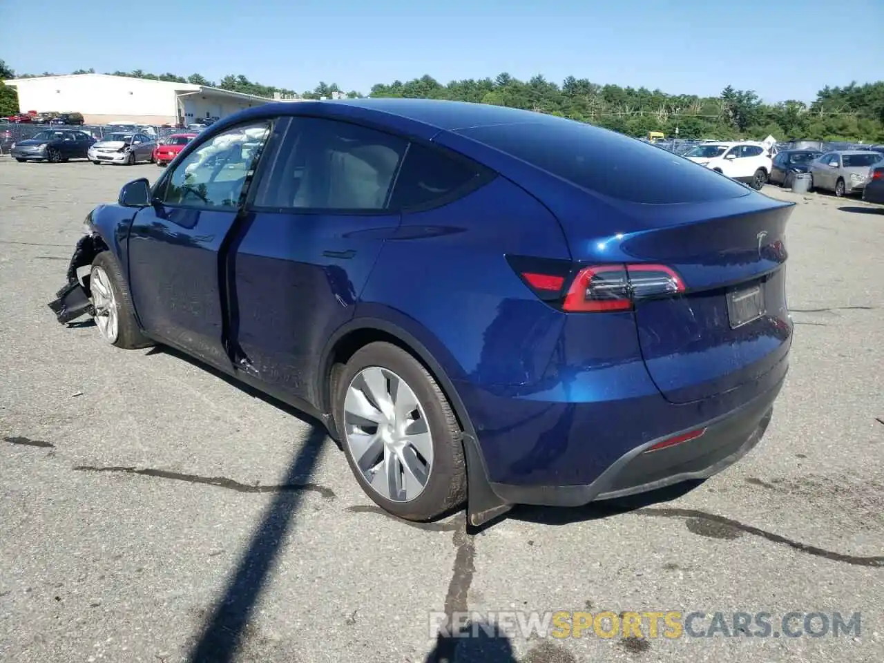 3 Photograph of a damaged car 7SAYGAEE1NF312963 TESLA MODEL Y 2022