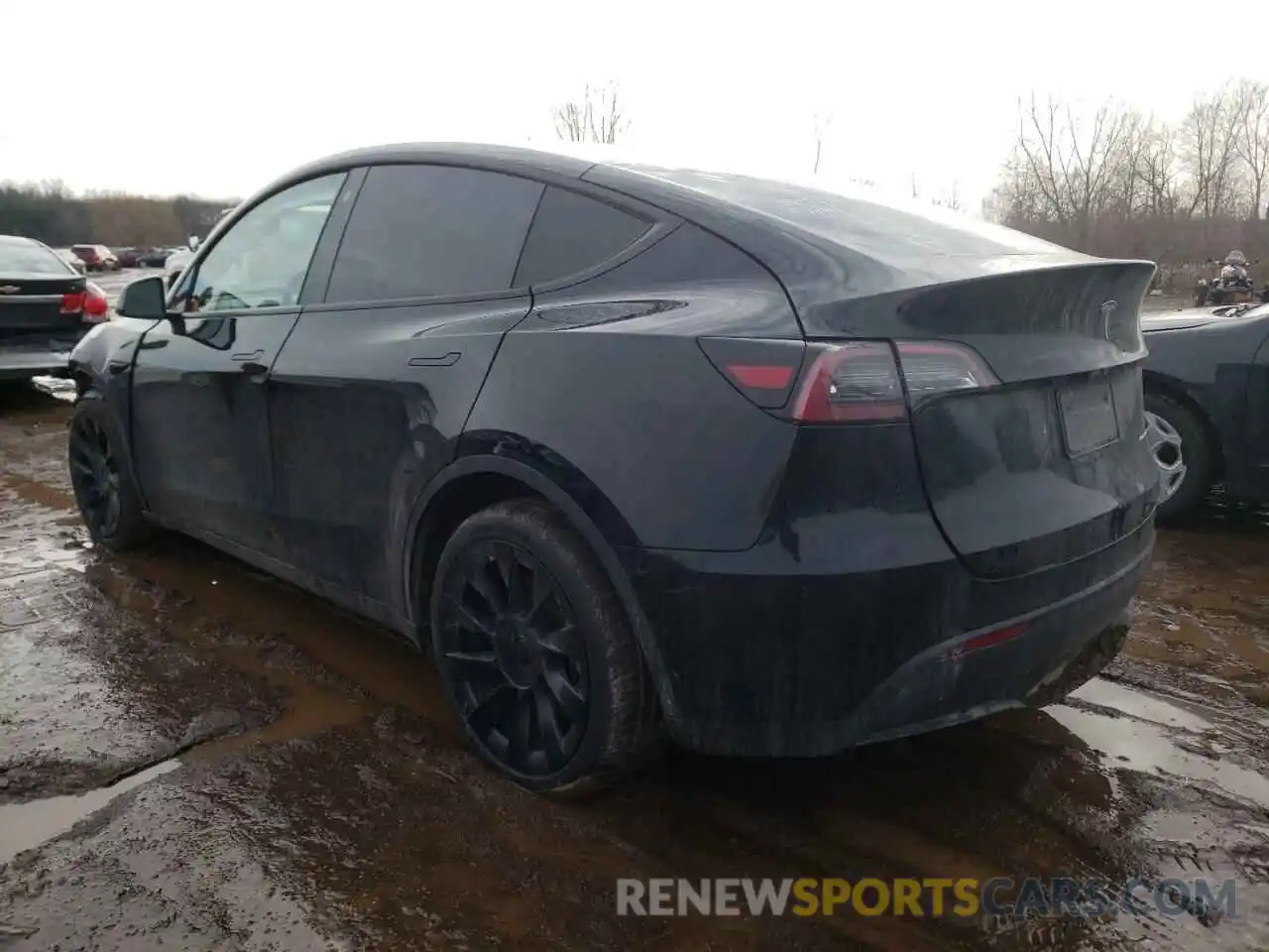 3 Photograph of a damaged car 7SAYGAEE1NF328922 TESLA MODEL Y 2022