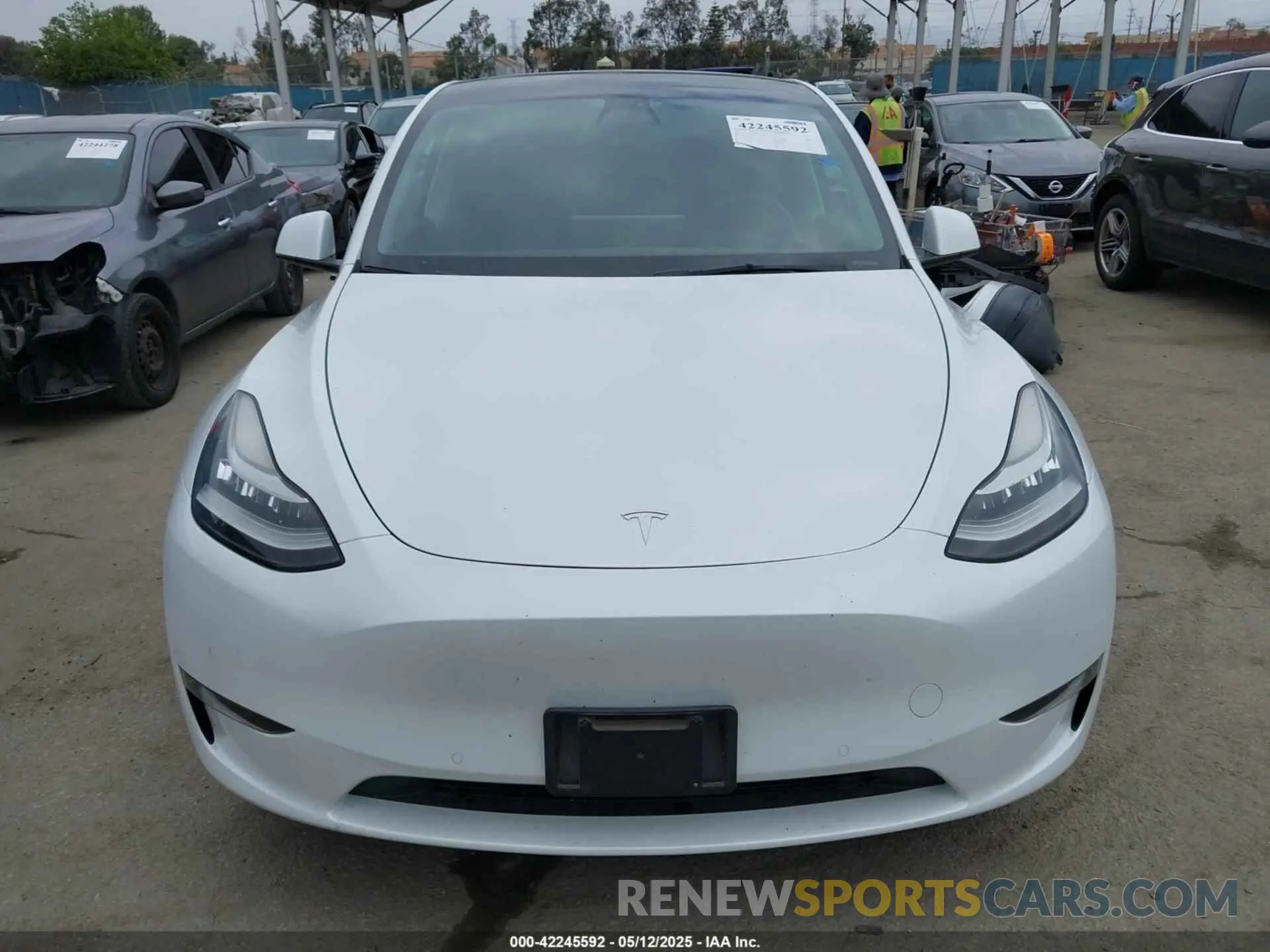 13 Photograph of a damaged car 7SAYGAEE1NF402341 TESLA MODEL Y 2022