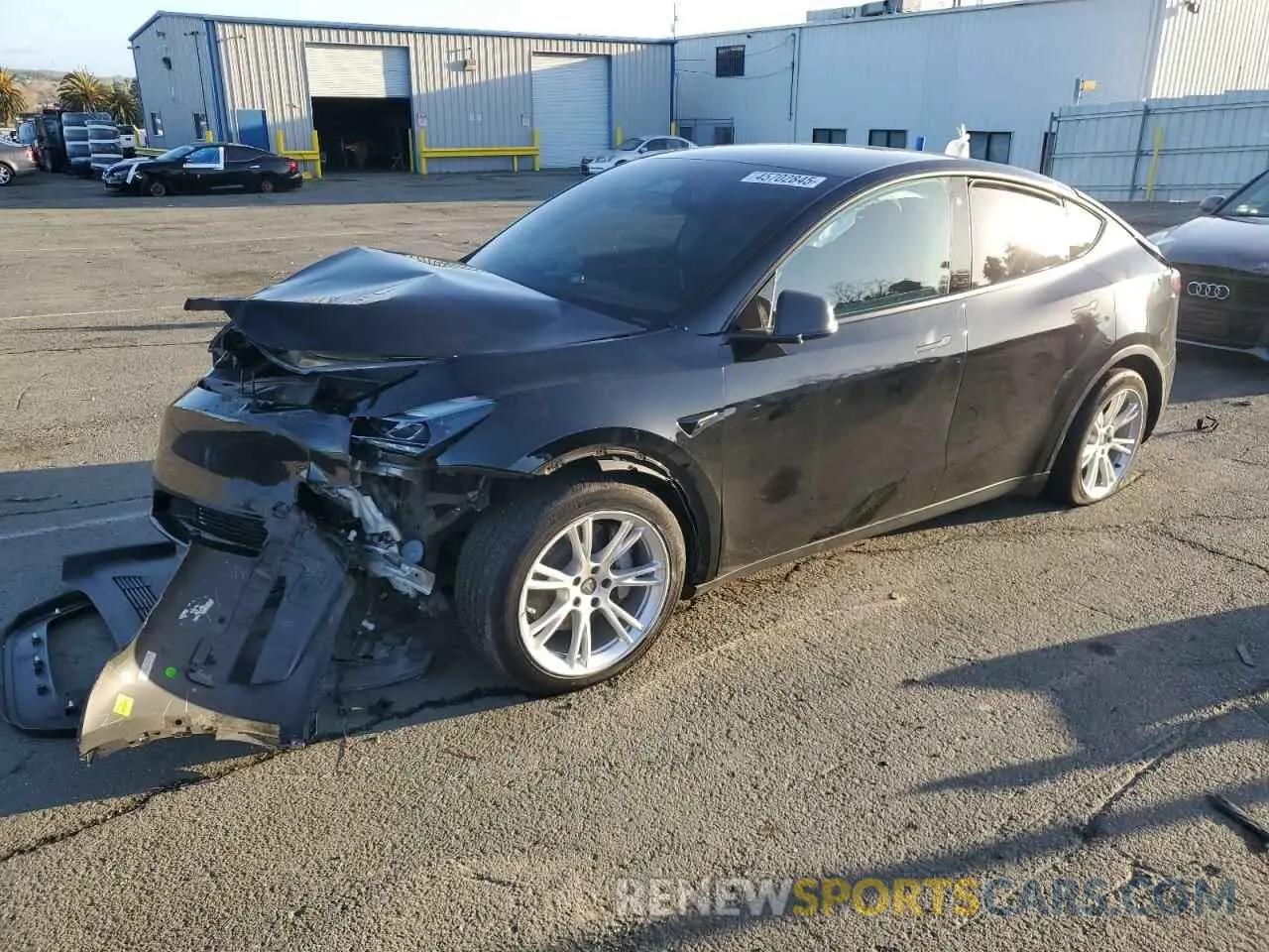 1 Photograph of a damaged car 7SAYGAEE1NF562042 TESLA MODEL Y 2022
