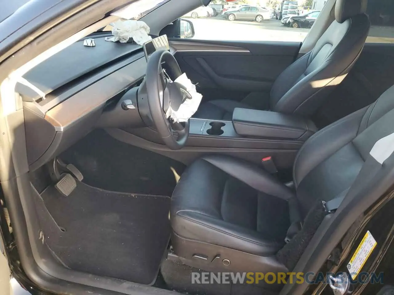 7 Photograph of a damaged car 7SAYGAEE1NF562042 TESLA MODEL Y 2022