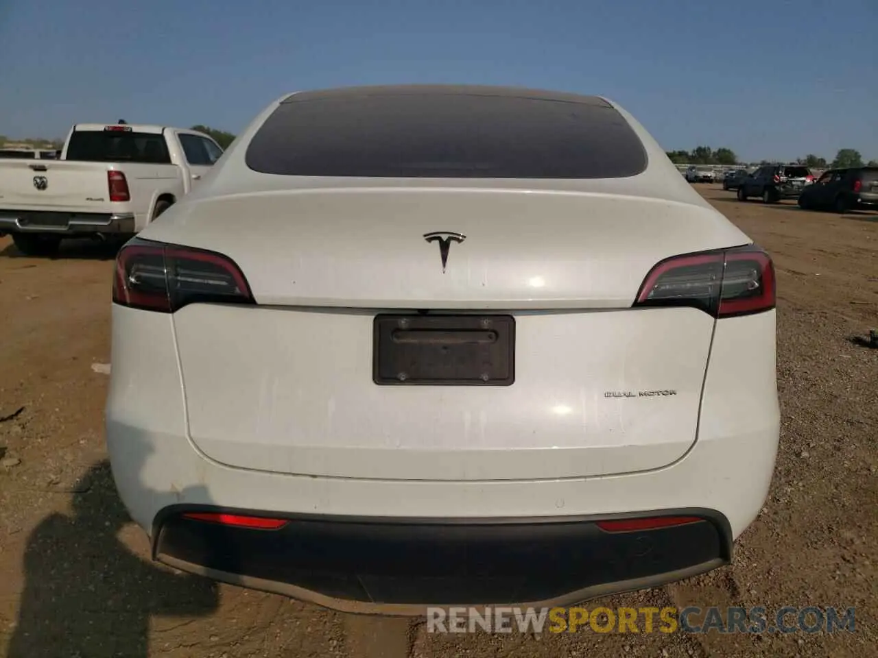 6 Photograph of a damaged car 7SAYGAEE2NF383055 TESLA MODEL Y 2022