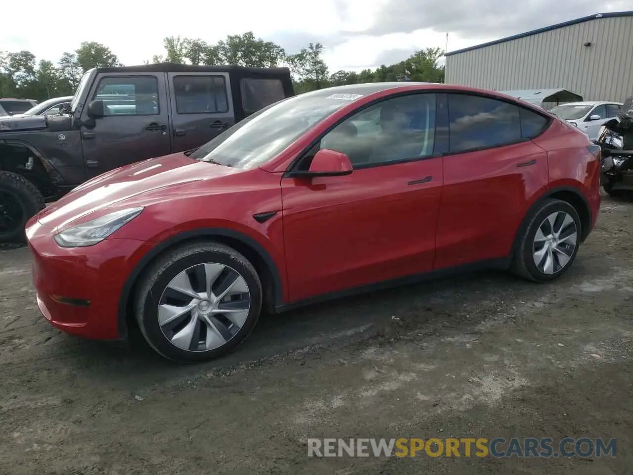 1 Photograph of a damaged car 7SAYGAEE2NF383377 TESLA MODEL Y 2022