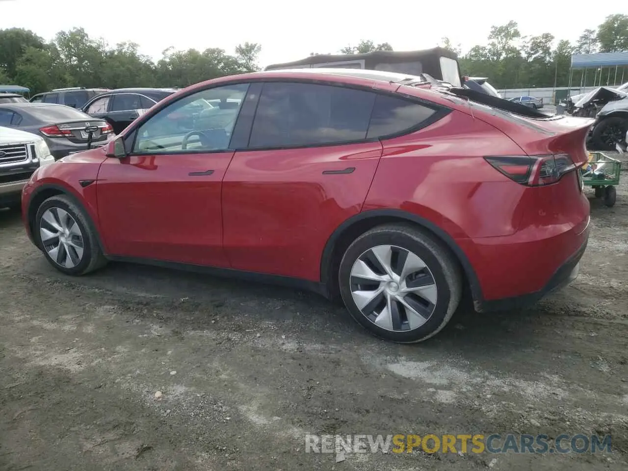 2 Photograph of a damaged car 7SAYGAEE2NF383377 TESLA MODEL Y 2022